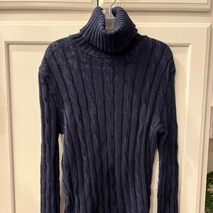 Ralph Lauren Navy Turtleneck Sweater XS